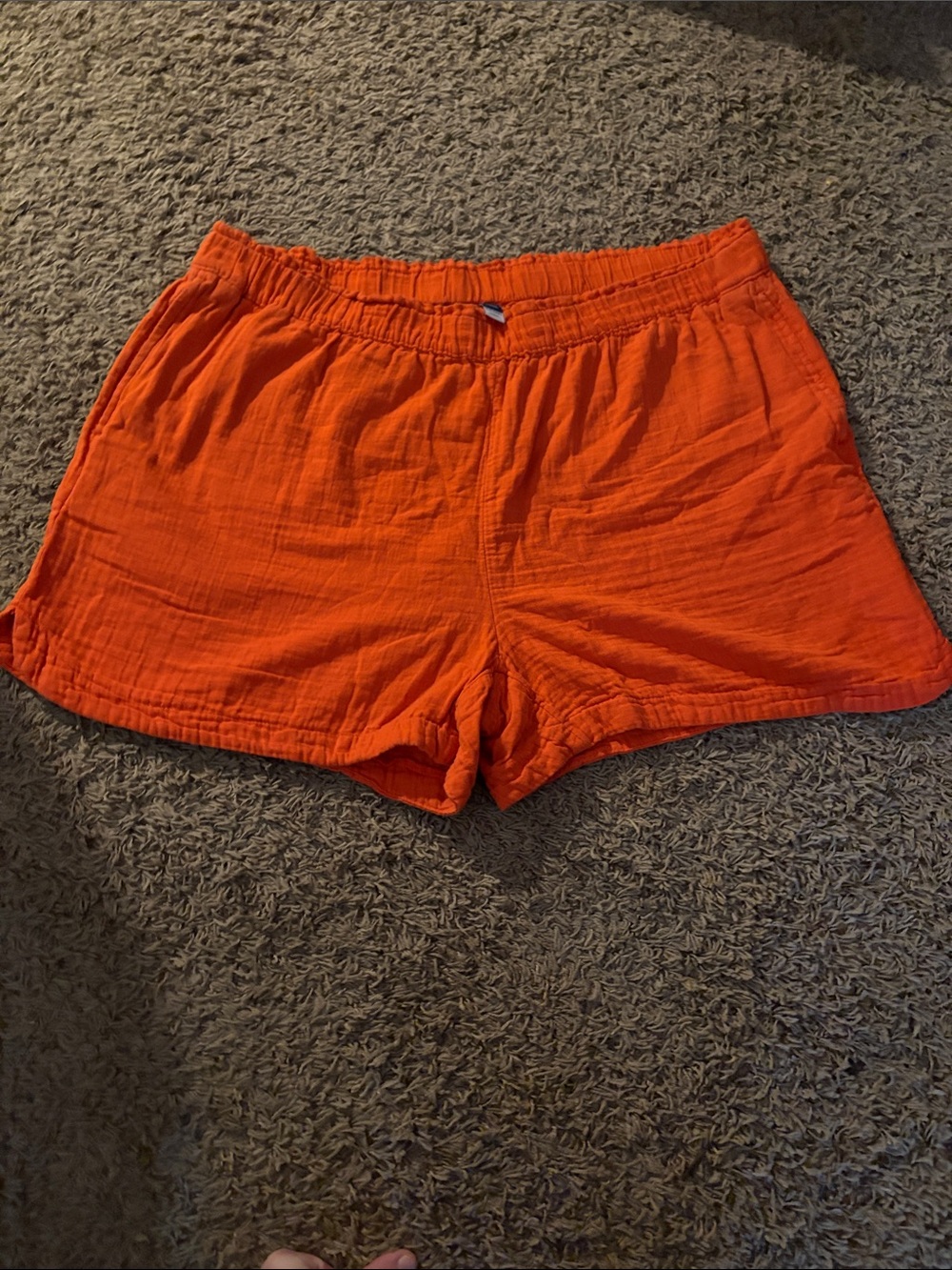 Old Navy XXL Bright Orange Gauze Shorts